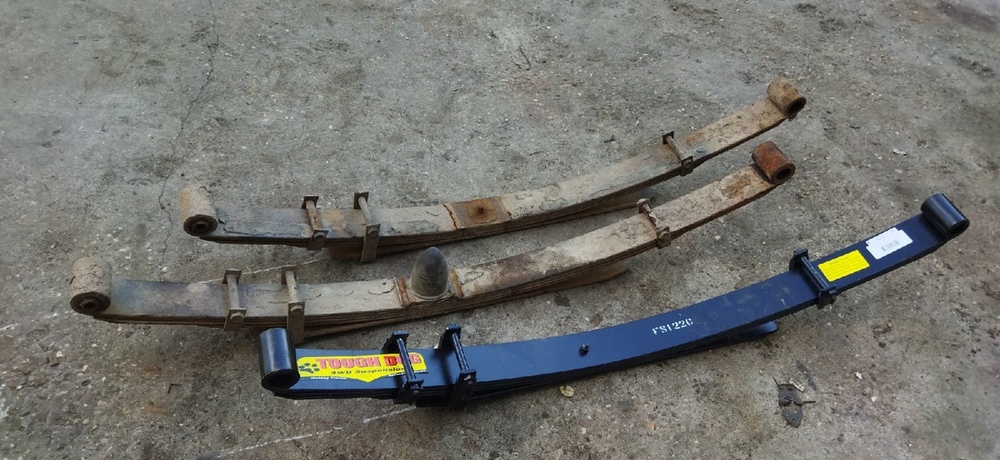 Рессора премиум задняя Toughdog для MITSUBISHI Triton 2006 +, лифт 25 мм,  легкая нагрузка до 300 кг к ПСМ