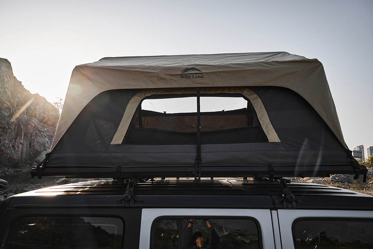 Палатка на крышу автомобиля Wild Land Normandy Auto 140 pro