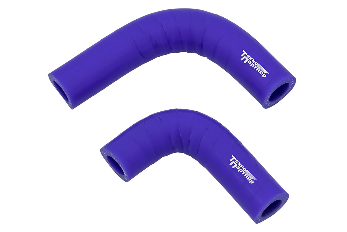 Патрубки печки ВАЗ 2121 Нива (к-т 2 шт) силикон армированный