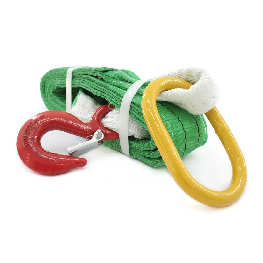 Стропа корозащитная TR 60 мм х 2 метра, кольцо-крюк 8/14т