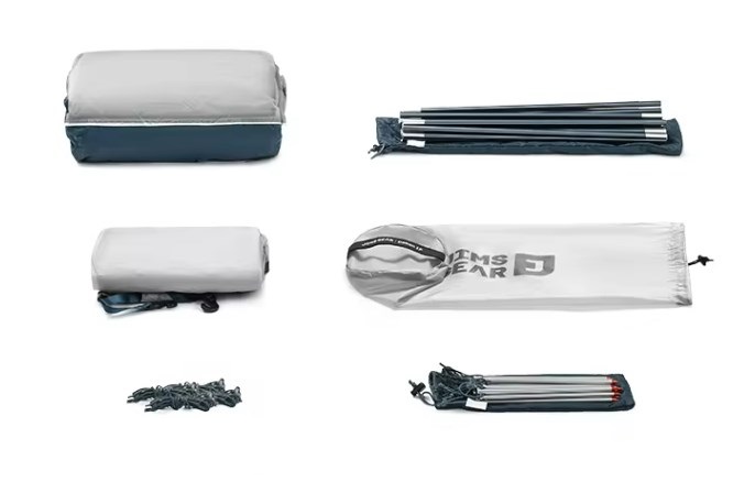 Палатка Naturehike Jims Gear Si 2-местная, алюминиевый каркас, сверхлегкая, белая