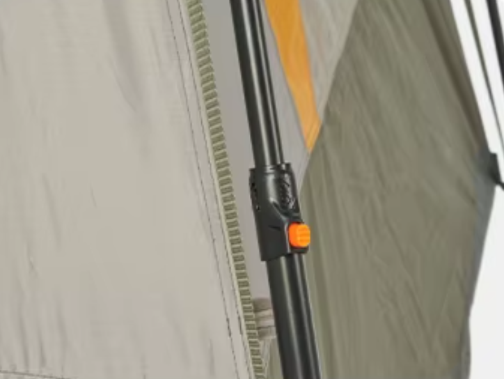 Палатка Naturehike Cape 5.2, 4-местная, быстросборная, серо-коричневая