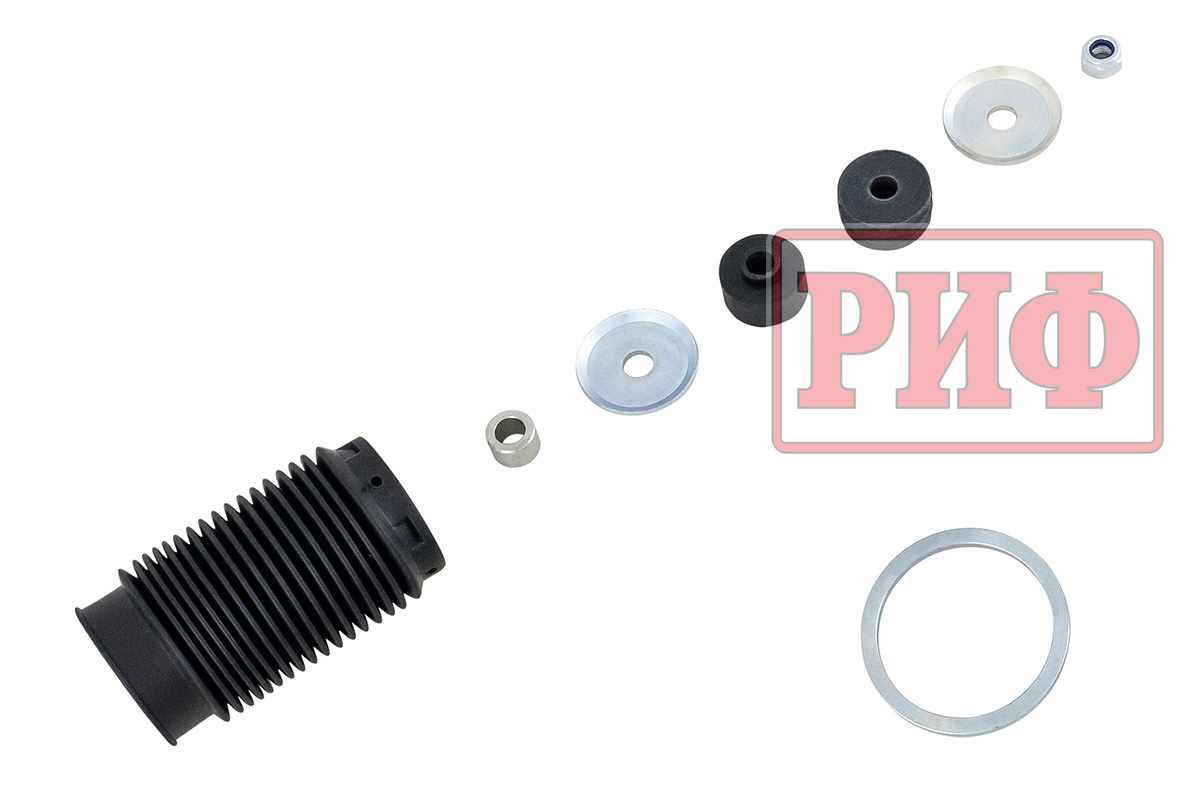 Амортизатор усиленный РИФ "Арктика" передний Toyota Land Cruiser Prado 150, Haval H9 1 поколение лифт 0-50 мм