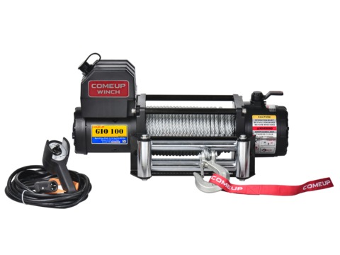 лебедка COMEUP GIO 100 12V STD (металлический трос)