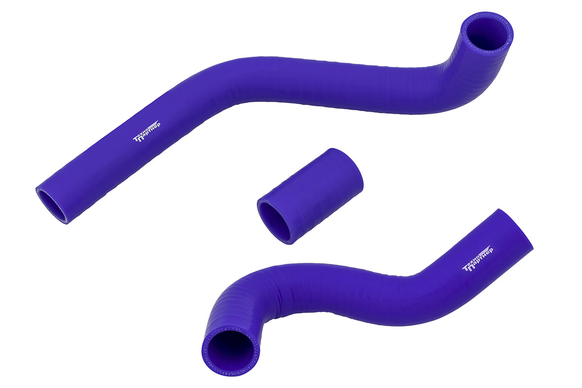 Патрубки радиатора УАЗ-452 Буханка дв. 409 Евро-4 (3 шт) силикон армированные