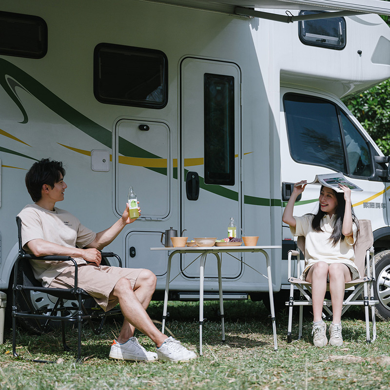 Кресло туристическое Naturehike 49х56х95 см, складное, черное