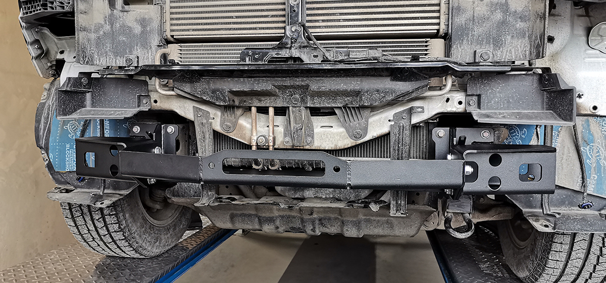 Площадка РИФ под лебёдку в штатный бампер Great Wall Poer