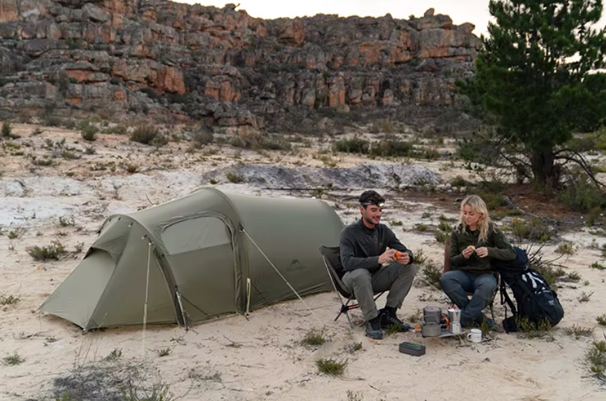 Палатка Naturehike Opalus Si 2-местная, алюминиевый каркас, темно-зеленая