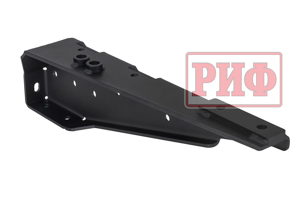 Бампер РИФ силовой задний для ГАЗ Соболь NN 4x4 с фонарями, калиткой, возможностью установки фаркопа, стандарт