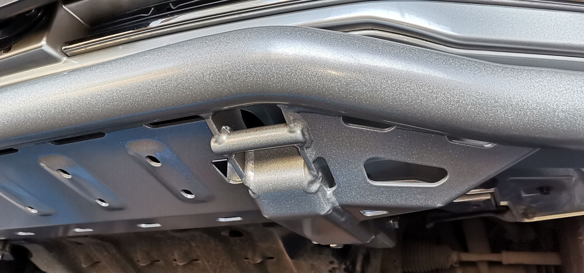 Бампер РИФ силовой передний/защита штатного бампера TANK 500 c защитой радиатора (устанавливается только с площадкой под лебёдку RIFT50-30000)