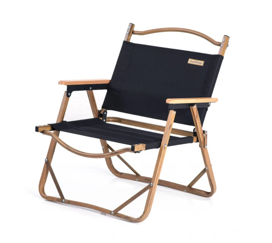 Кресло туристическое Naturehike Nightfall L02, складное, черное, до 120 кг