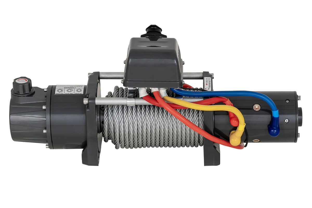 Лебёдка электрическая двухскоростная 12V Runva EWD10000S 4500 кг