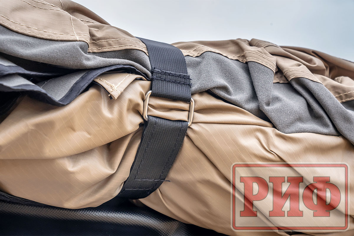 Маркиза автомобильная РИФ комбинированная (прямоугольная с веерной частью) 2,0х2,0 м (левая)