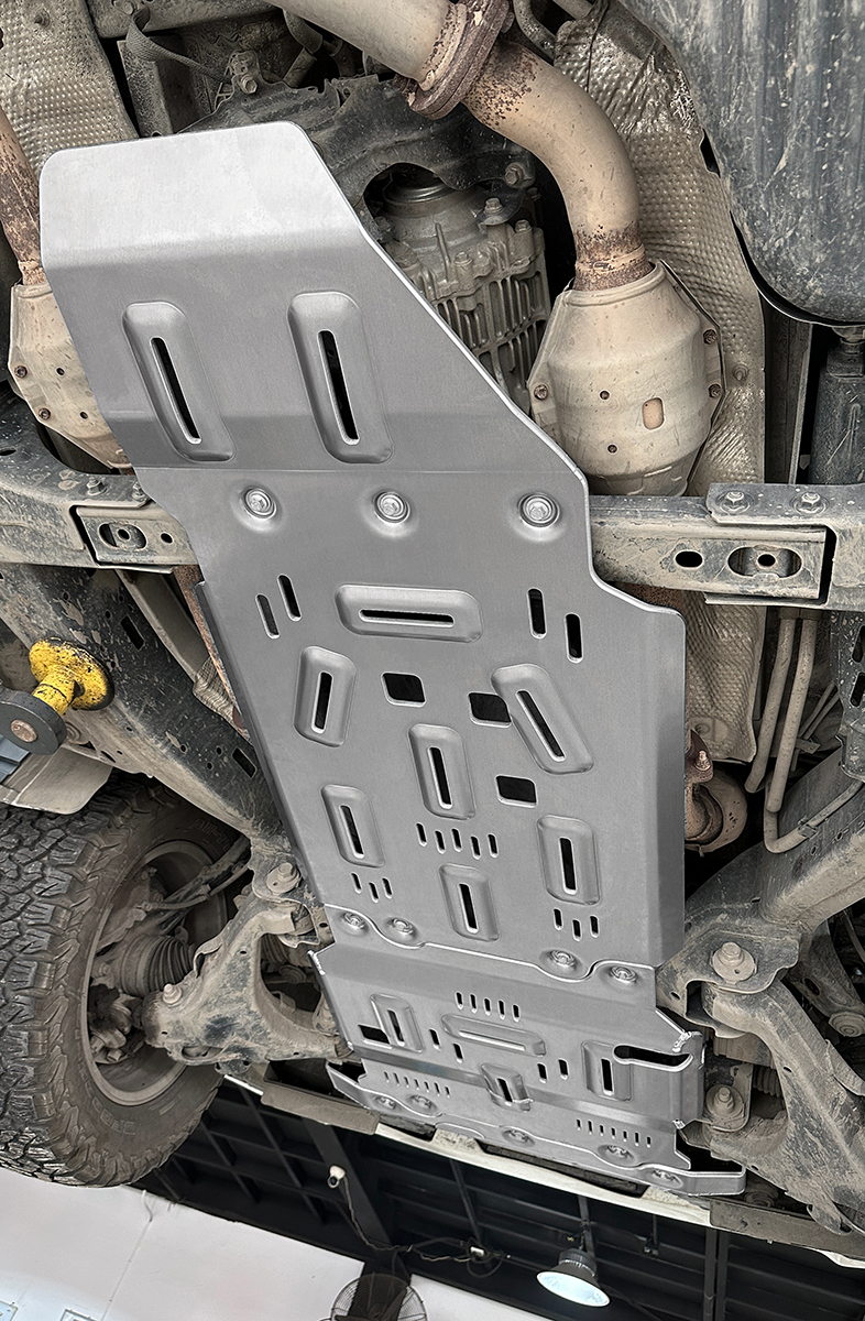 Защита Falcon радиатора, картера, РК, КПП для Toyota Land Cruiser 200, алюминий, 8 мм