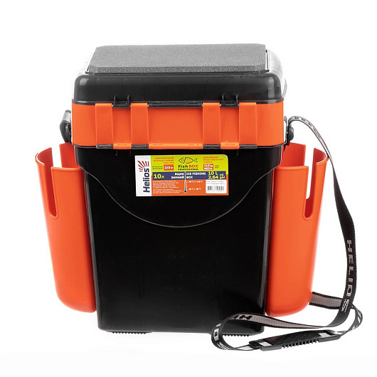 Ящик рыболовный зимний HELIOS FishBox (10л) оранжевый