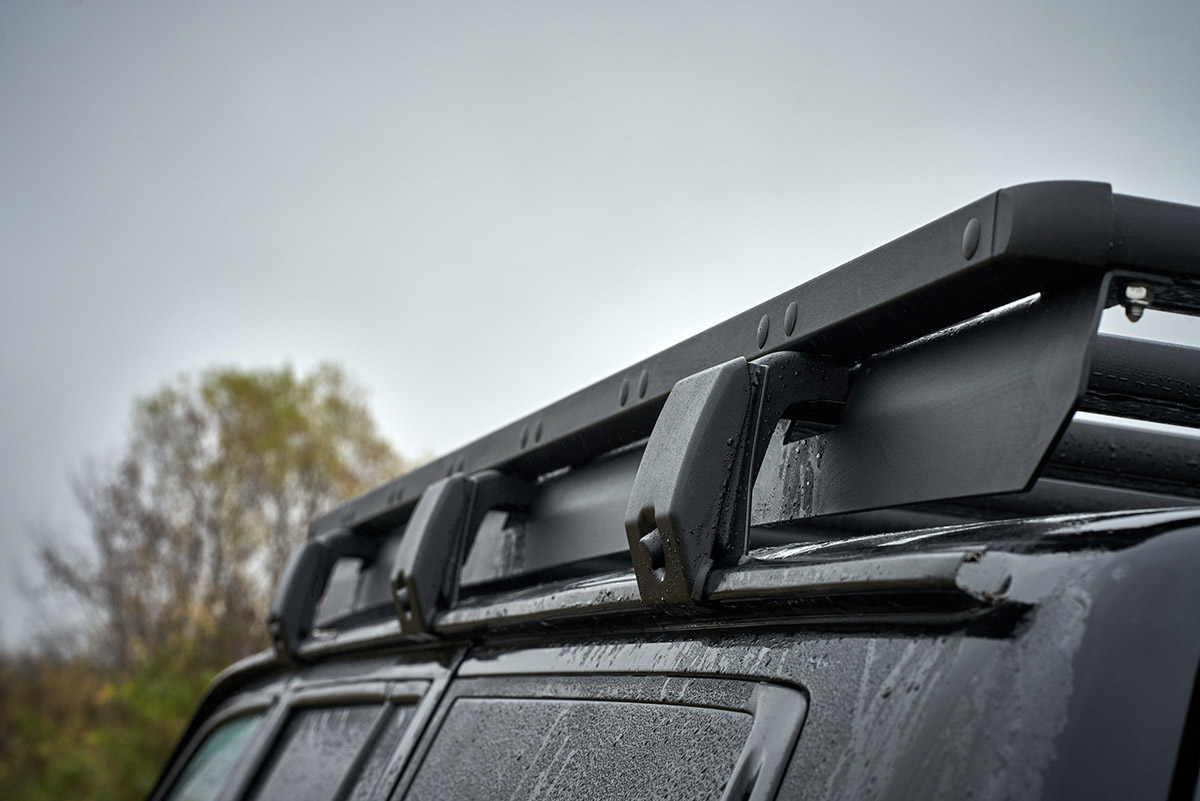 Багажник экспедиционный (платформа) алюминиевый РИФ 1250x2080 мм для Nissan Patrol Y61 2004+ (с крепежом)