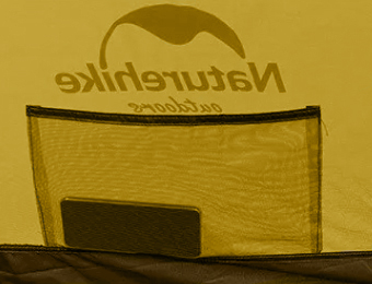 Палатка Naturehike P-Series 2-местная, алюминиевый каркас, желтая