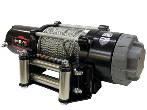 Лебедка электрическая 4REVO CX-6000 (стальной трос)