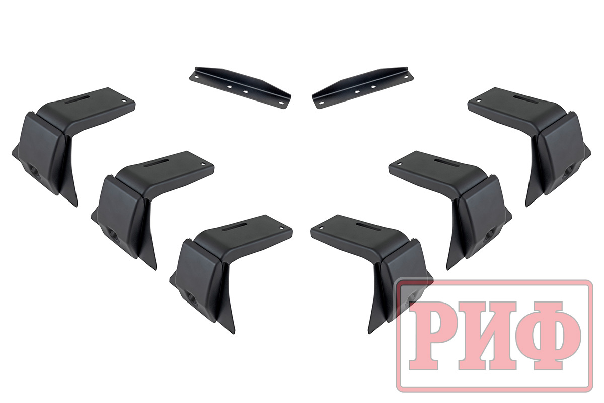 Багажник экспедиционный (платформа) алюминиевый РИФ 1250x2080 мм для Nissan Patrol Y61 2004+ (с крепежом)