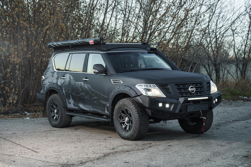 Комплект кронштейнов крепления маркизы на багажник STC верхний