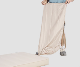 Коврик самонадувающийся Naturehike C10, двойной 200х132х10 cм, бежевый
