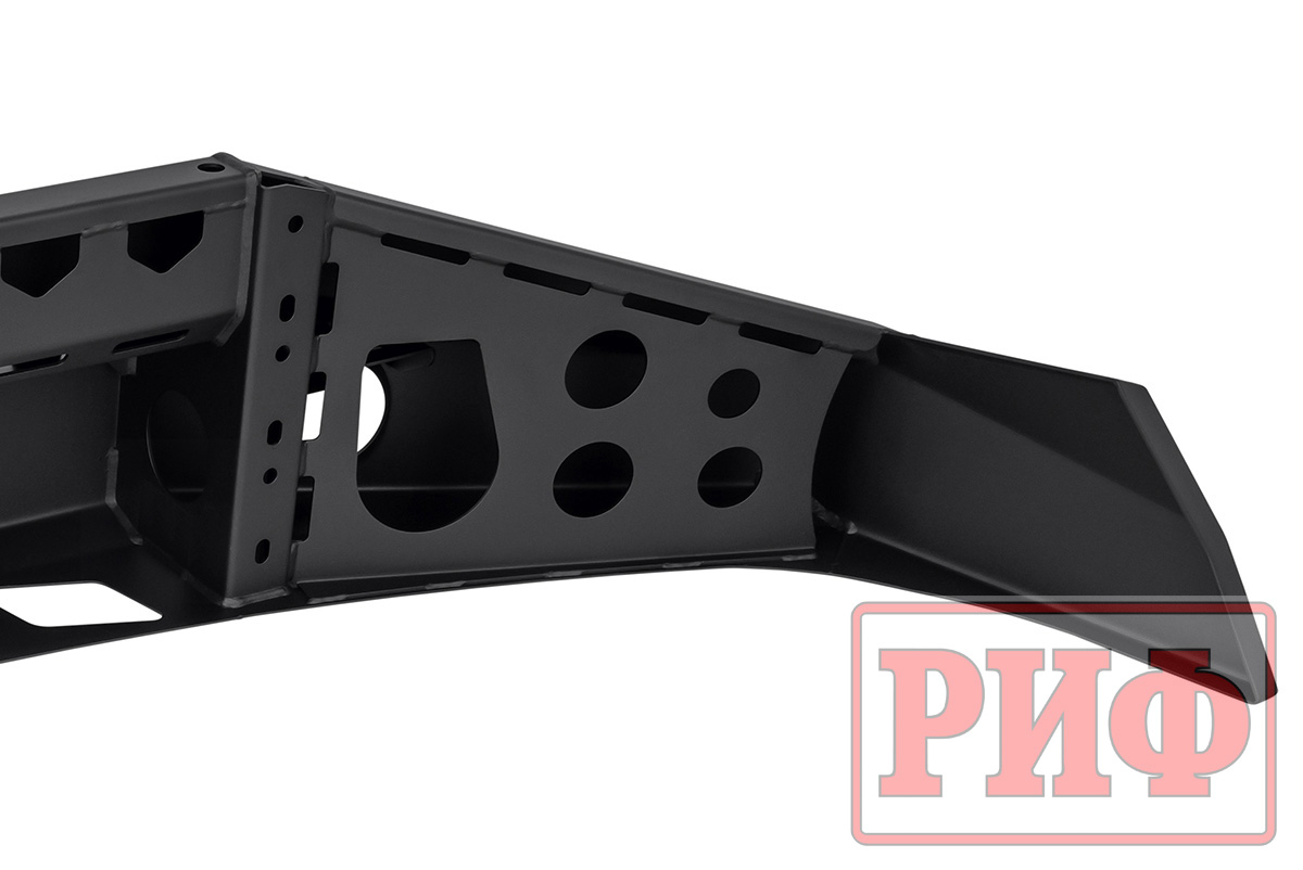 Бампер РИФ передний Toyota LC105 с доп. фарами без кенгурина