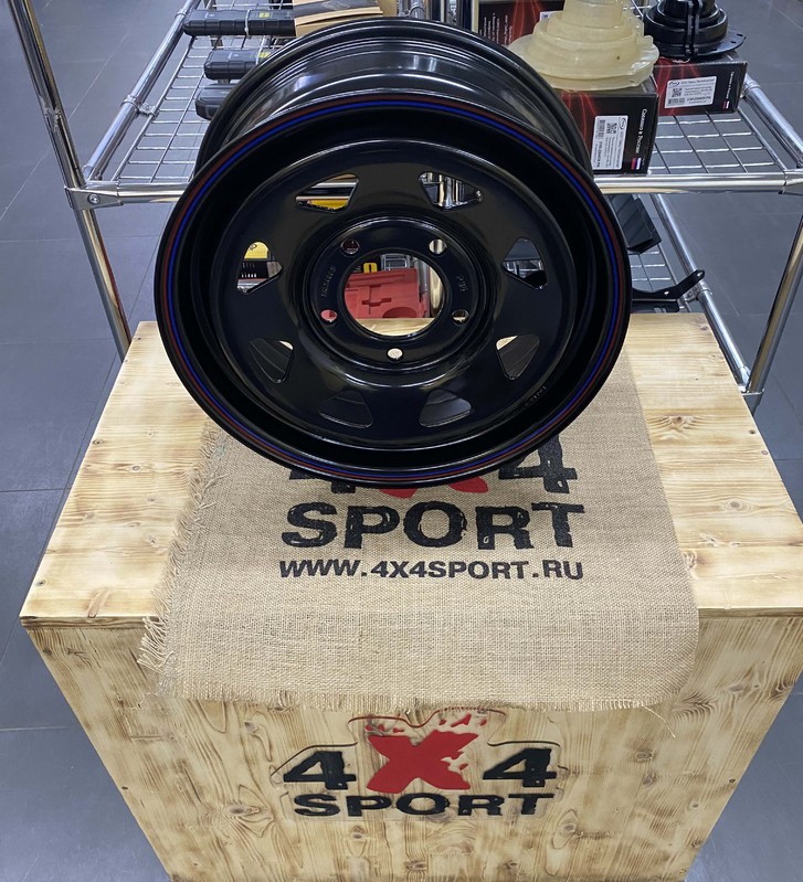 Диск колесный стальной штампованный ORW 2B, 5x139.7, 16x6.5, ET35, ЦО 98.5, черный