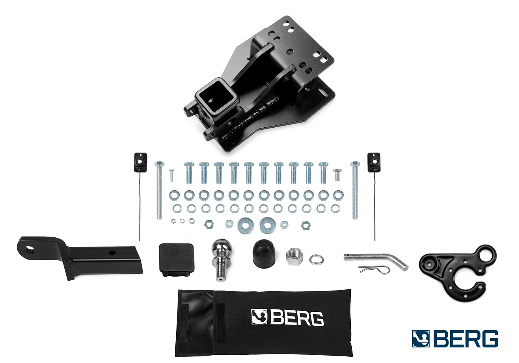 Фаркоп на Toyota Land Cruiser Prado 250 под квадрат