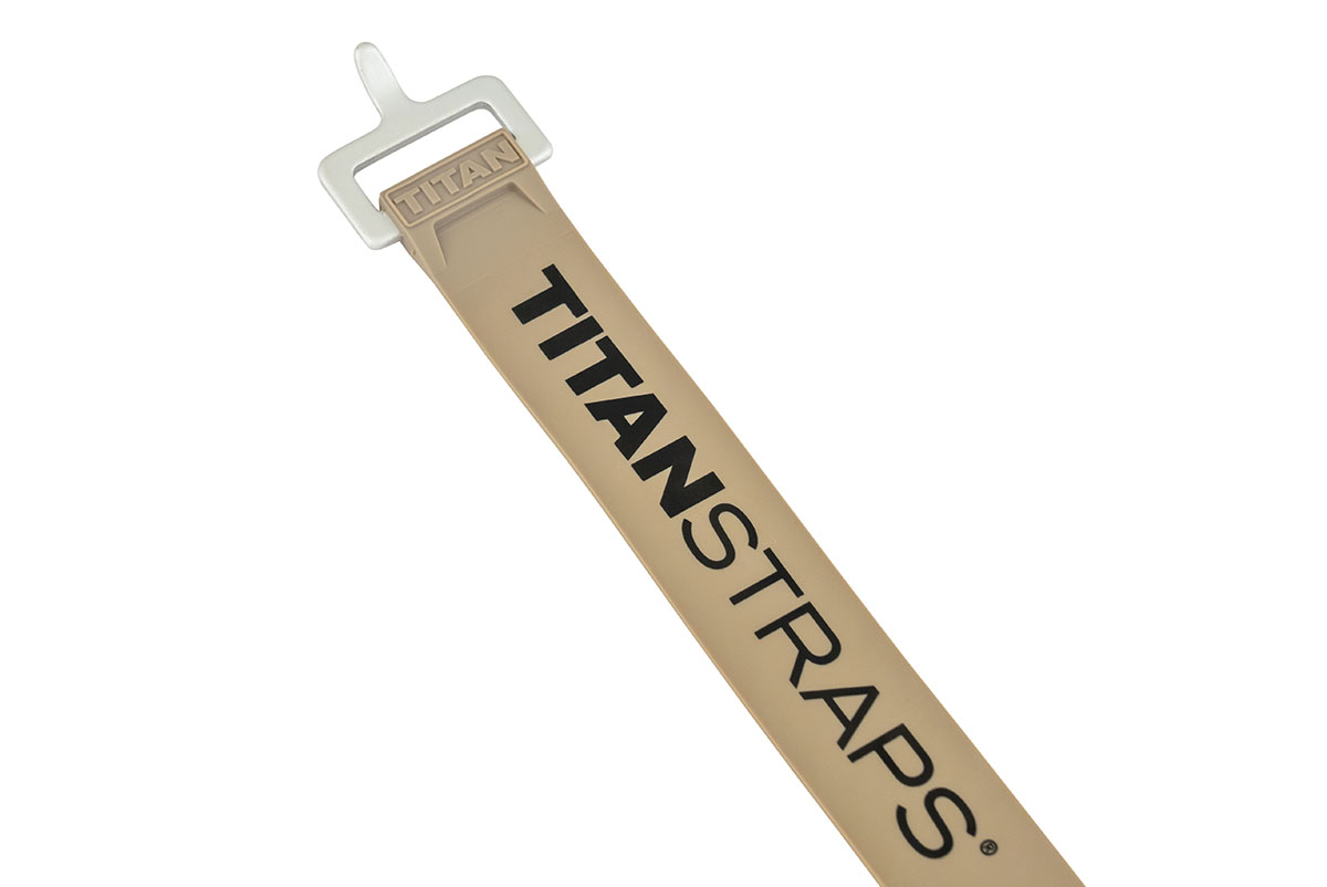 Ремень крепёжный TitanStraps Industrial песочный L = 51 см (Dmax = 14,15 см, Dmin = 5,5 см)