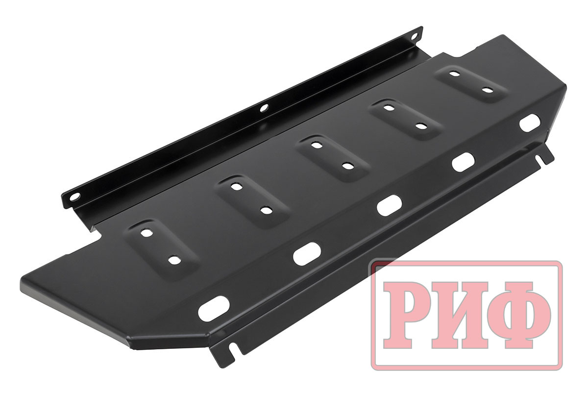 Бампер РИФ силовой передний Mitsubishi Pajero IV под площадку для лебёдки RIFPJR-30000 с защитой радиатора
