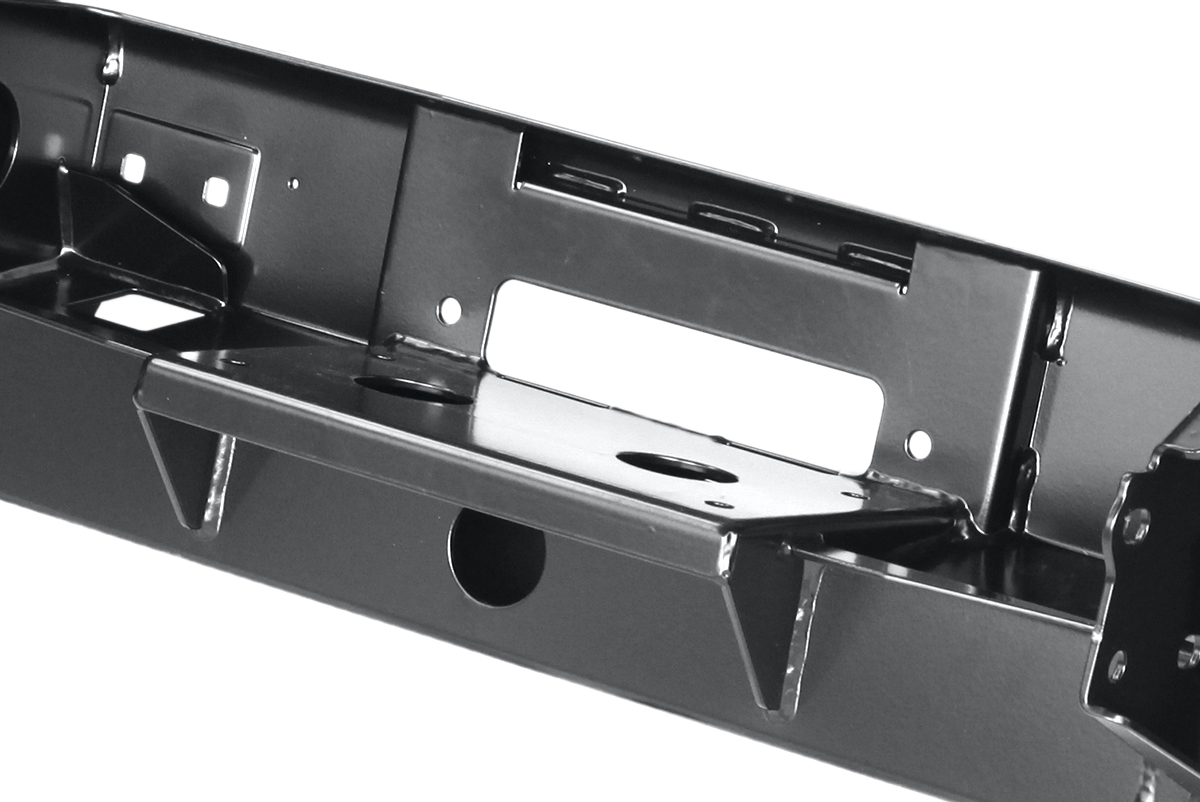 Бампер РИФ передний УАЗ Буханка c площадкой под лебёдку, с низкой защитной дугой (стандарт)