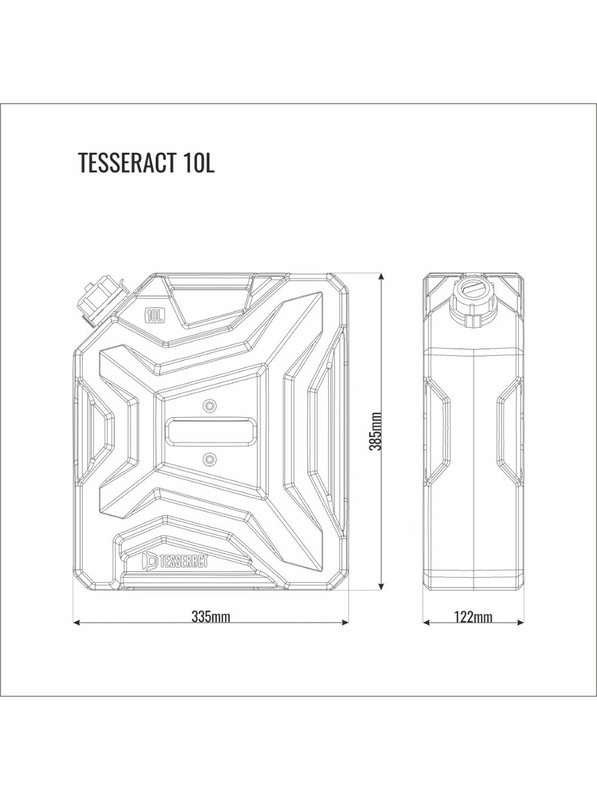 Канистра Tesseract 10 л (черная)