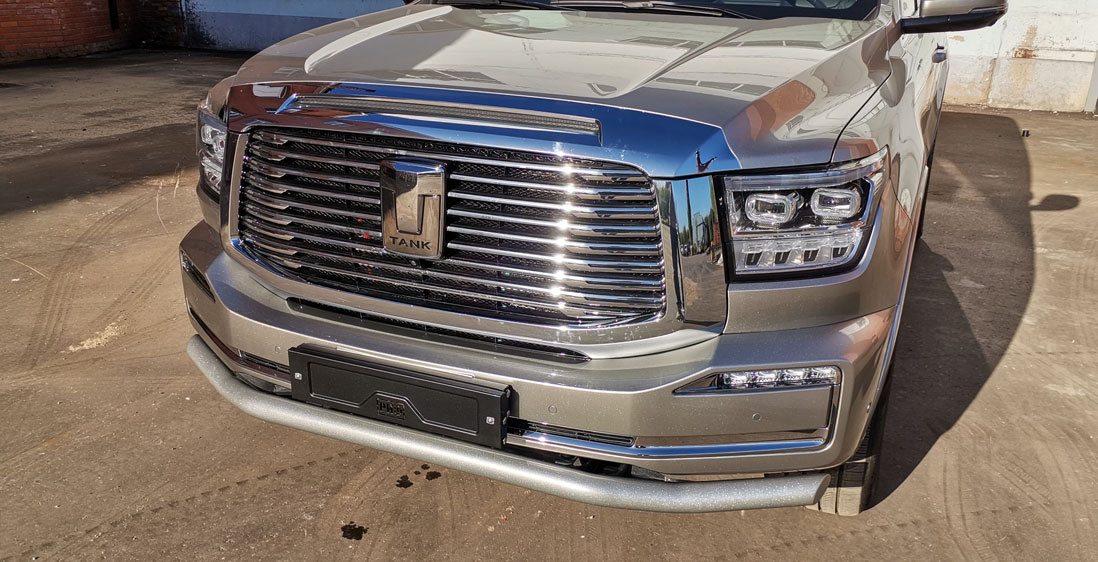 Бампер РИФ силовой передний/защита штатного бампера TANK 500 c защитой радиатора (устанавливается только с площадкой под лебёдку RIFT50-30000)