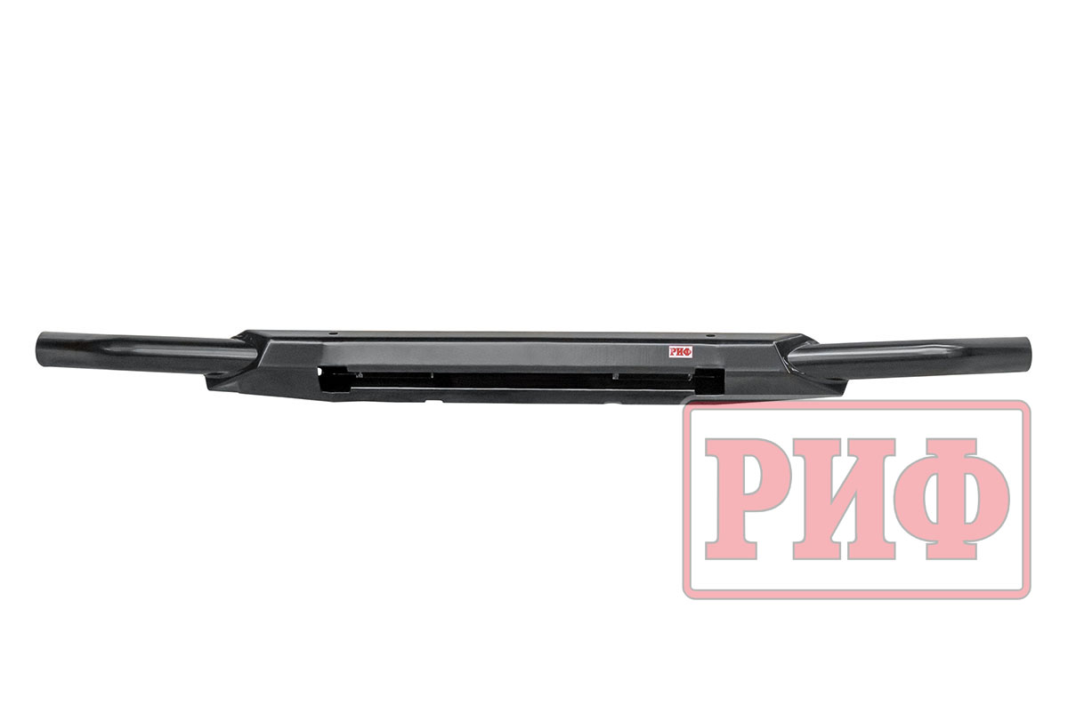 Бампер передний силовой/защита штатного бампера РИФ УАЗ Патриот 2015+ с защитой рулевых тяг (стандарт)