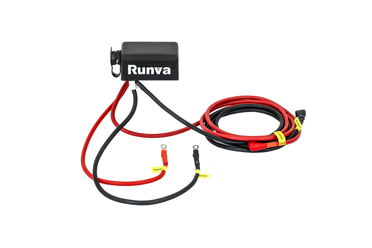 Лебёдка автомобильная электрическая 12V Runva EWV6000S 2722 кг (стальной трос)