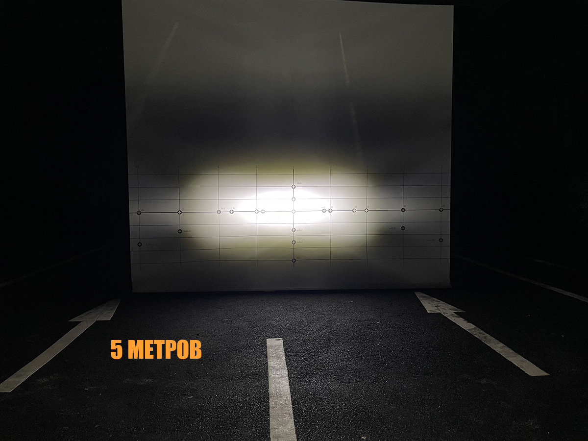 Светодиодная фара водительского света РИФ 146 мм 40W LED