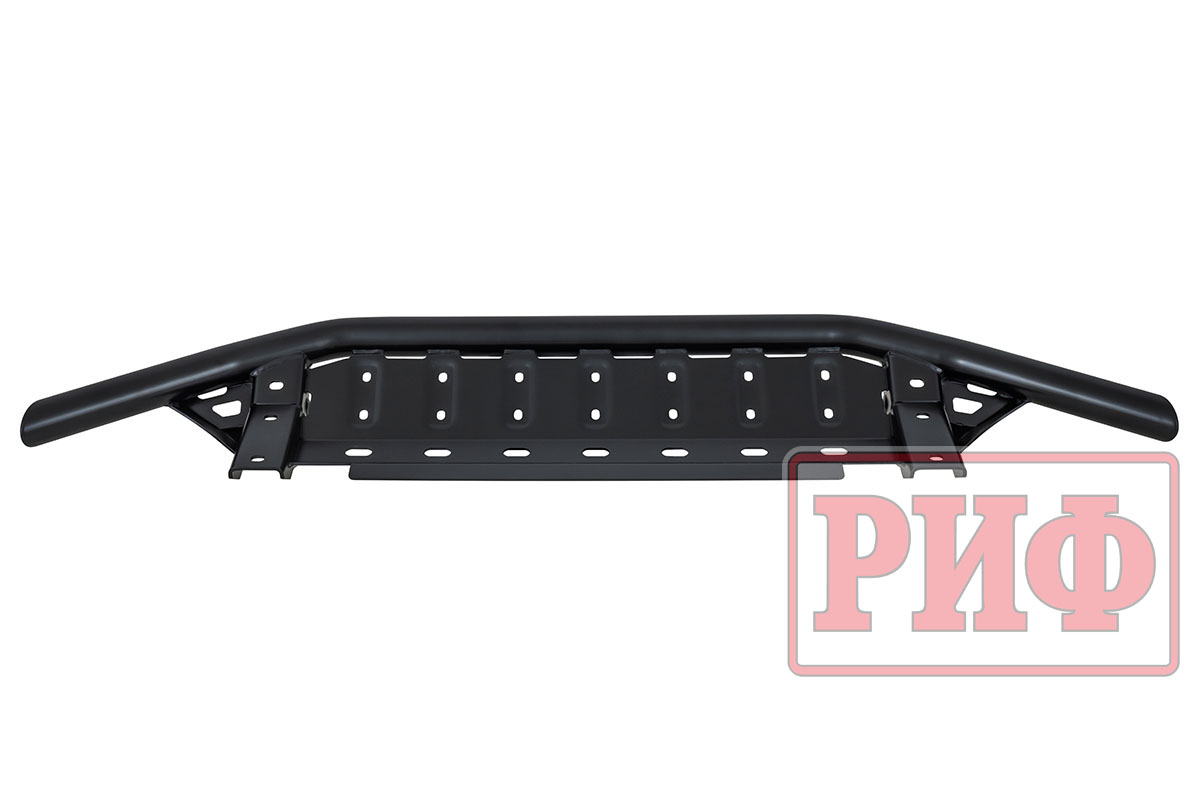 Бампер РИФ силовой передний/защита штатного бампера Toyota Land Cruiser Prado 120 c защитой радиатора