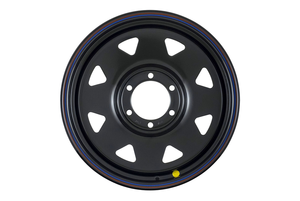 Диск стальной усиленный черный 6x139,7 8xR18 d110 ET+30 (треуг.)