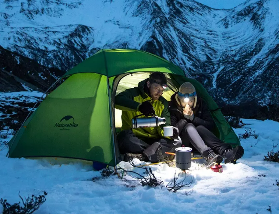 Палатка Naturehike Cloud Peak 20D Si 2-местная, алюминиевый каркас, зеленая