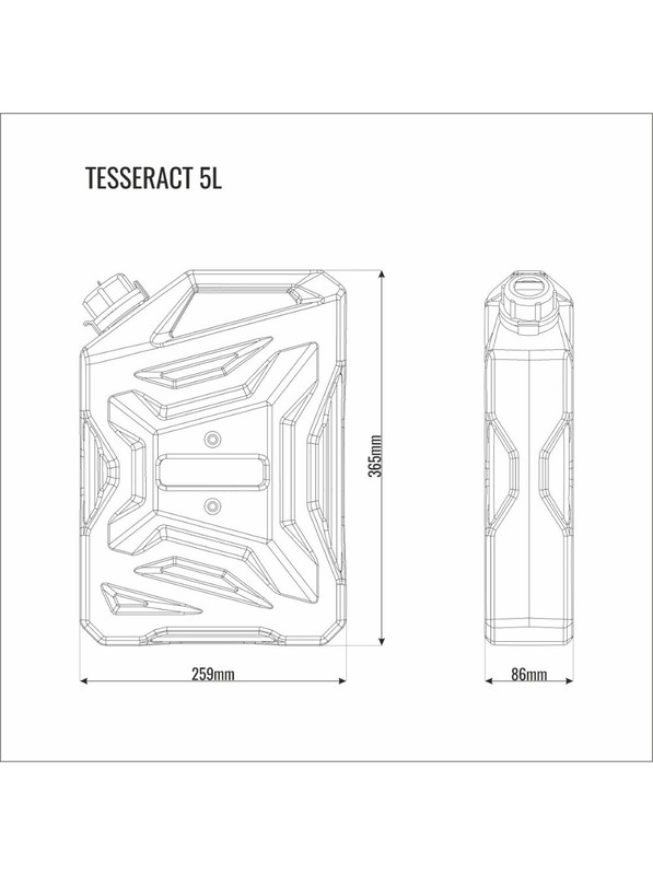 Канистра Tesseract 5 л (зеленая)