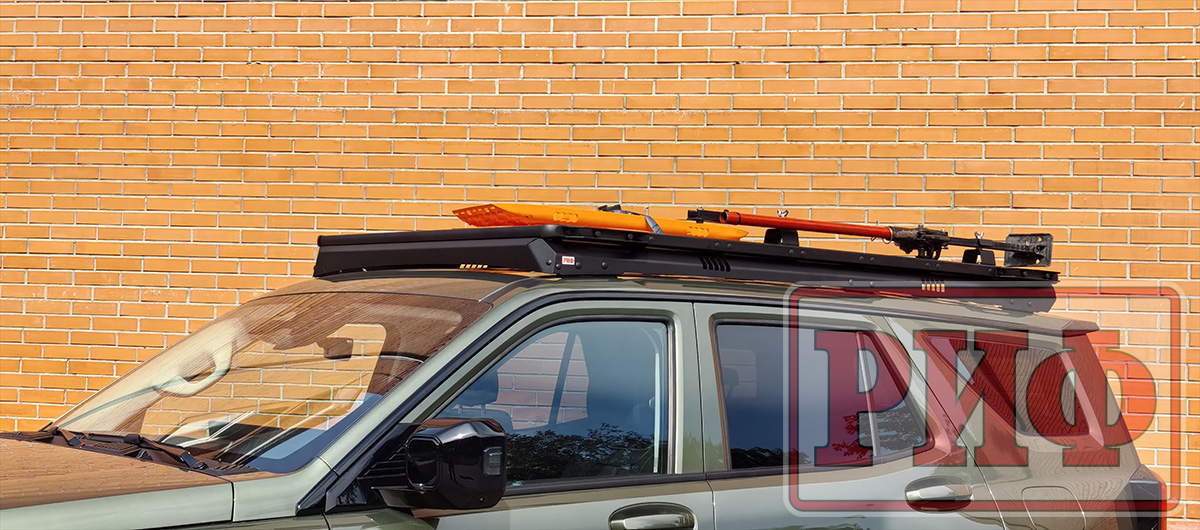 Багажник экспедиционный (платформа) алюминиевый РИФ 1250x2080 мм для TANK 400 (с крепежом)