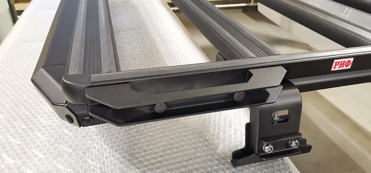 Ручки к алюминиевому багажнику (платформе) РИФ (к-т 2 шт.)