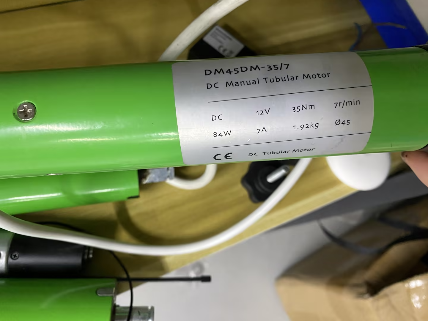 Мотор привода тента-маркизы 12В