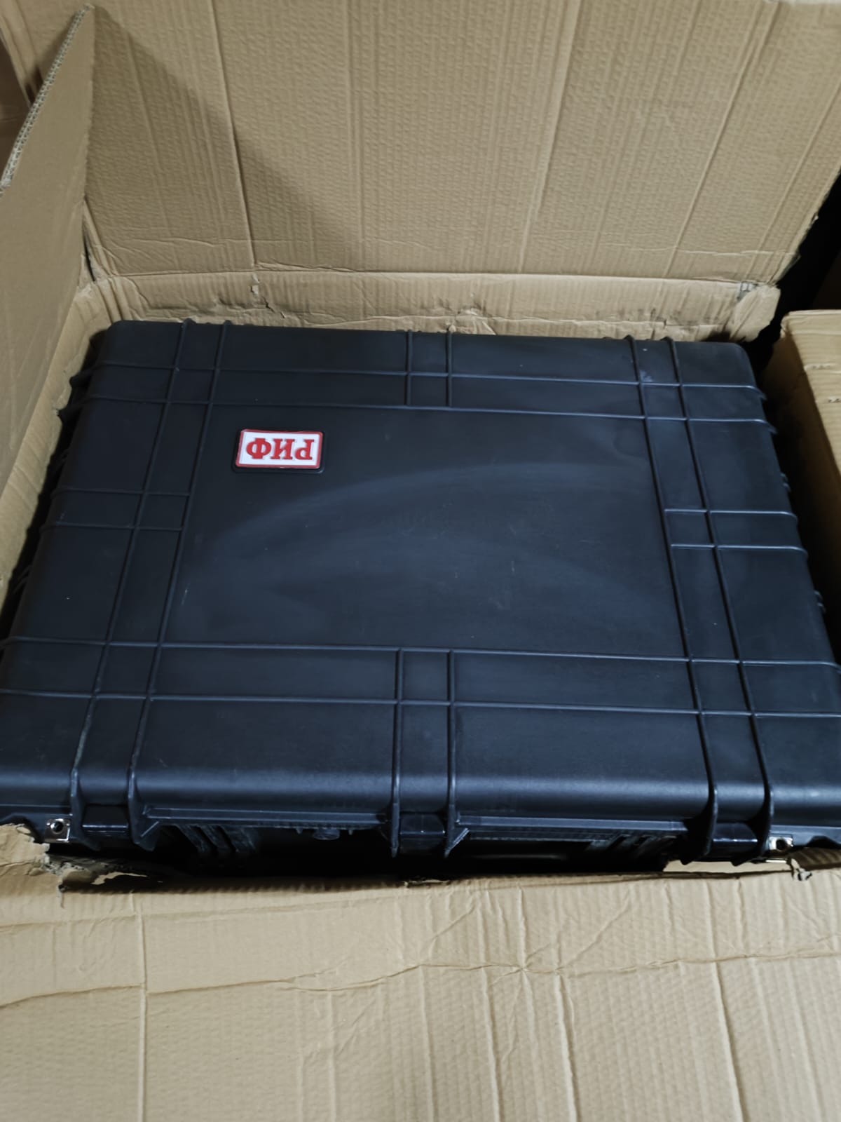 Кейс защитный ударопрочный РИФ 790х595х365 мм на колесах с телескопической ручкой IP55 (уценка)