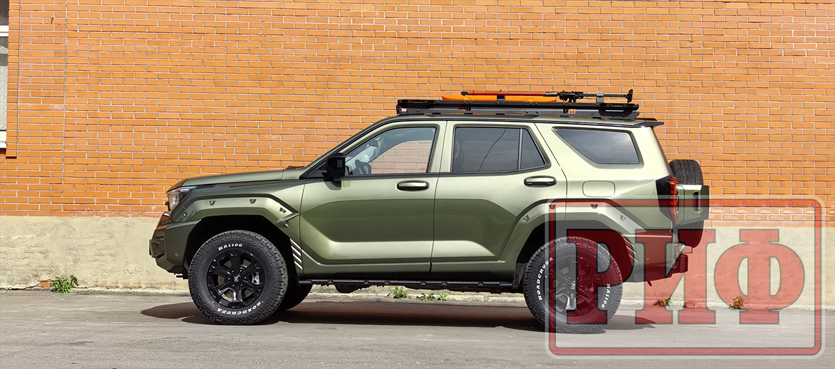 Багажник экспедиционный (платформа) алюминиевый РИФ 1250x2080 мм для TANK 400 (с крепежом)