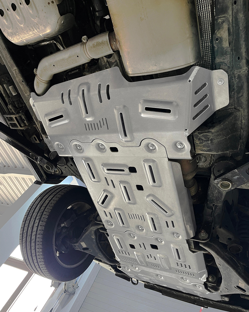 Защита Falcon радиатора, картера, РК, КПП для TANK 500 2022-2024 (бензин), алюминиевая, 8 мм