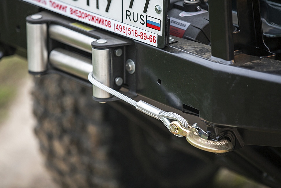 Бампер РИФ передний УАЗ Хантер усиленный с защитной дугой