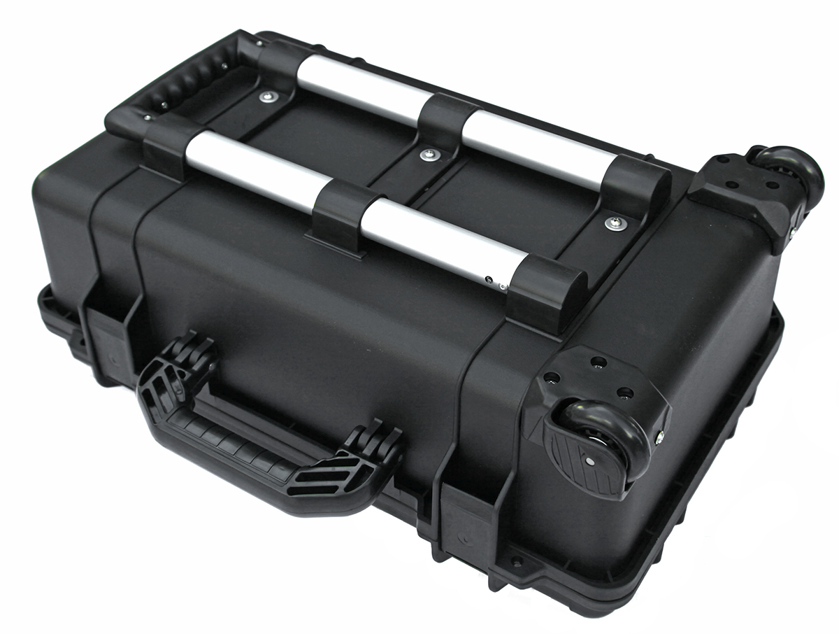 Кейс защитный 530х355х255 мм на колесах с телескопической ручкой