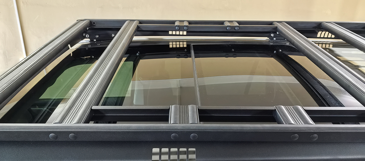 Багажник экспедиционный (платформа) алюминиевый РИФ 1150x2080 мм для TANK 500 с панорамной крышей (с крепежом)