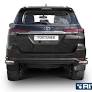 Защита заднего бампера d76 Уголки + комплект крепежа, Toyota Fortuner 2017-